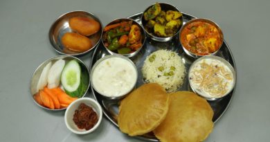 शाकाहारी थाली